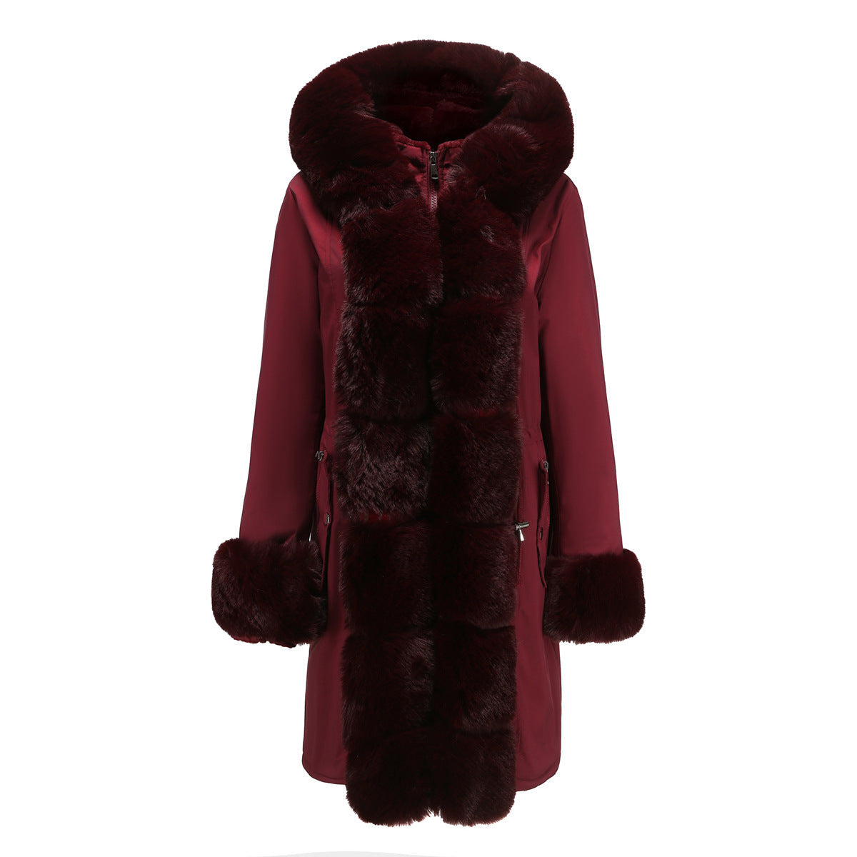 Parka Matelassée Fourrure Détachable