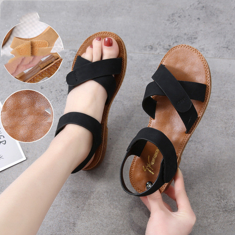Sandales Cuir Véritable