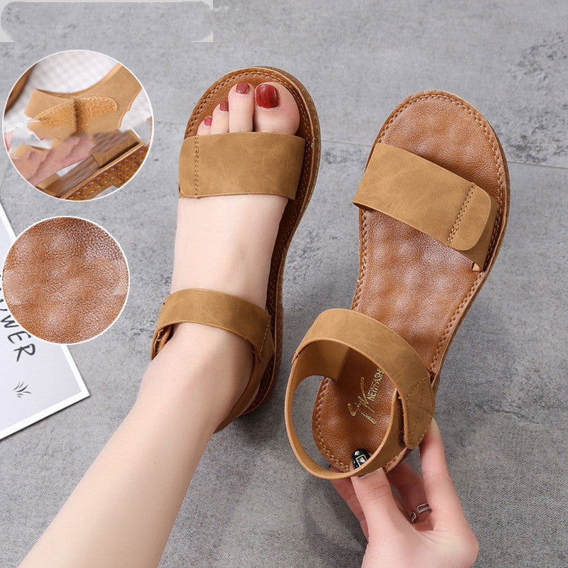 Sandales Cuir Véritable