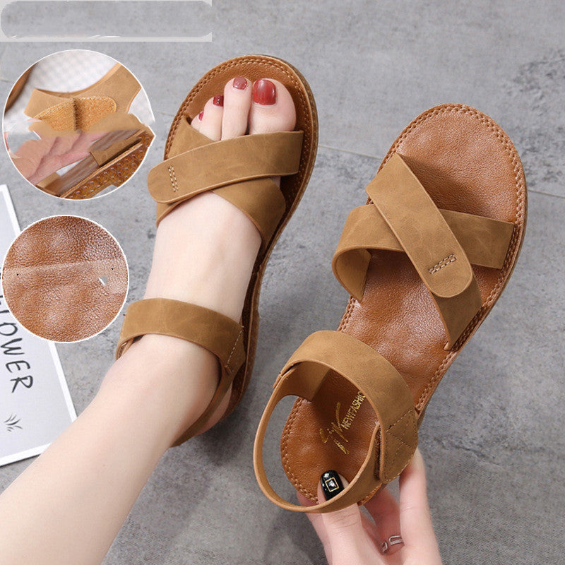 Sandales Cuir Véritable