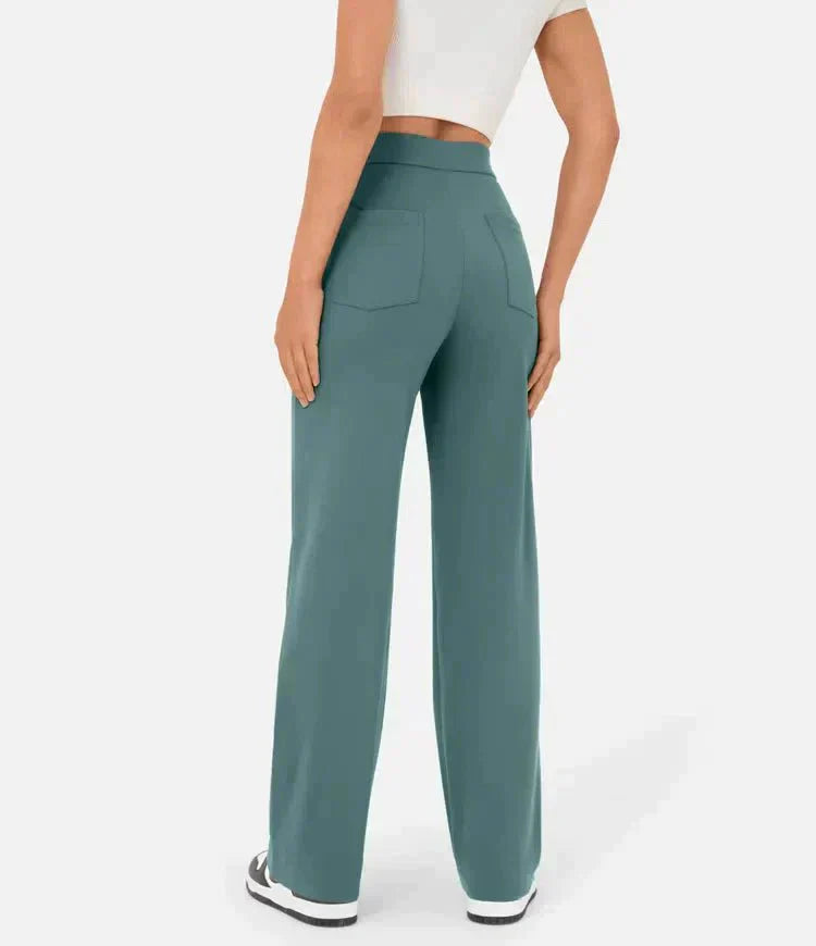 Élégance FlexiTaille – Pantalon Décontracté Haute Performance