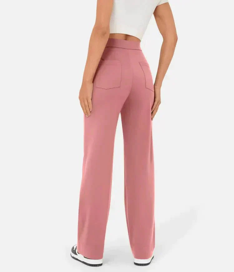 Élégance FlexiTaille – Pantalon Décontracté Haute Performance