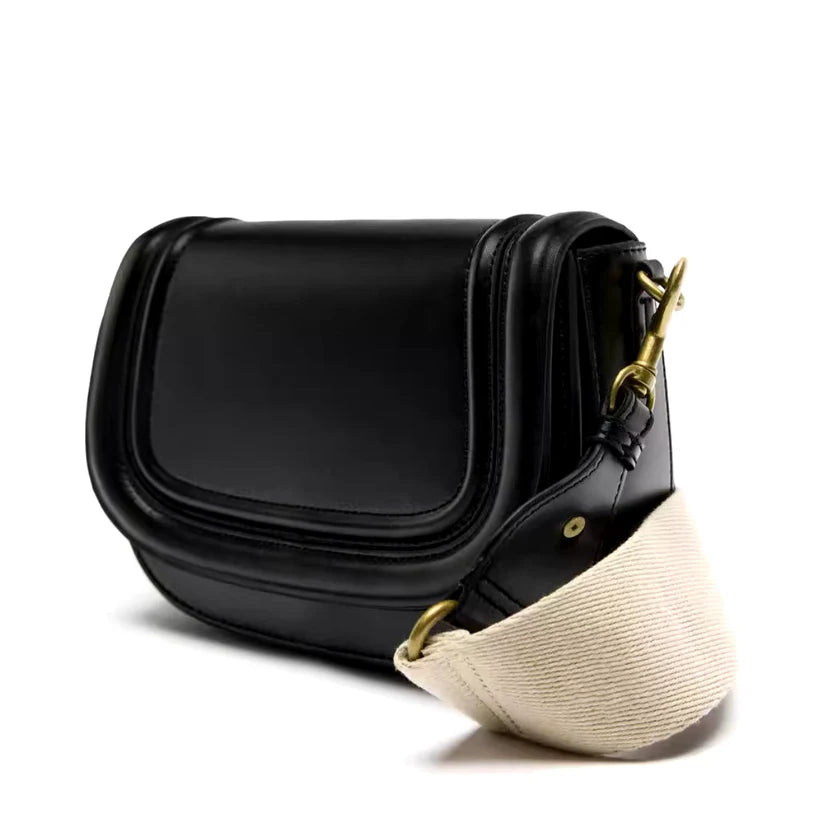Minerva Noir – Sac Bandoulière Élégant