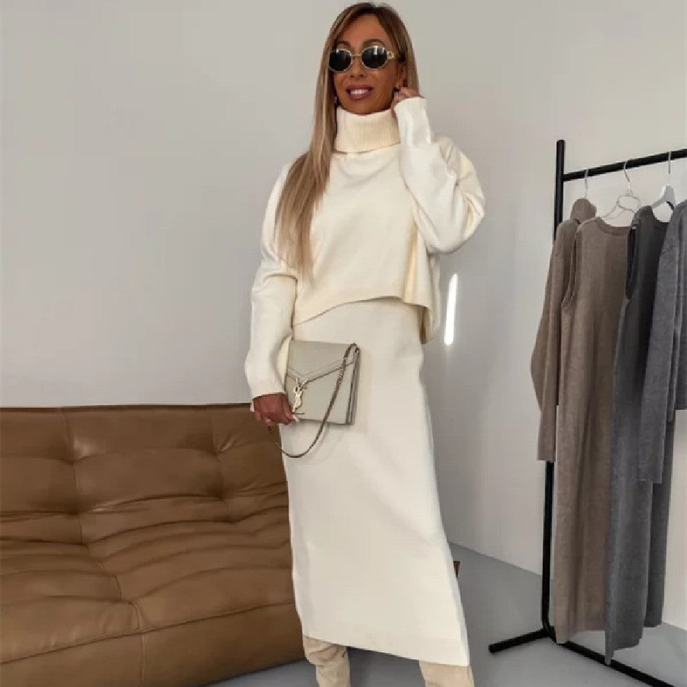 Ensemble Pull et Robe Longue Hivernal