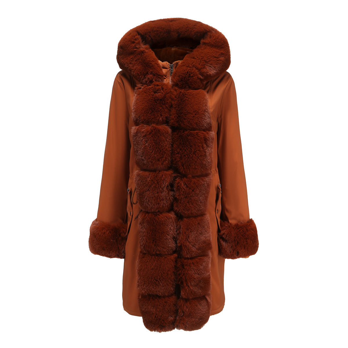 Parka Matelassée Fourrure Détachable