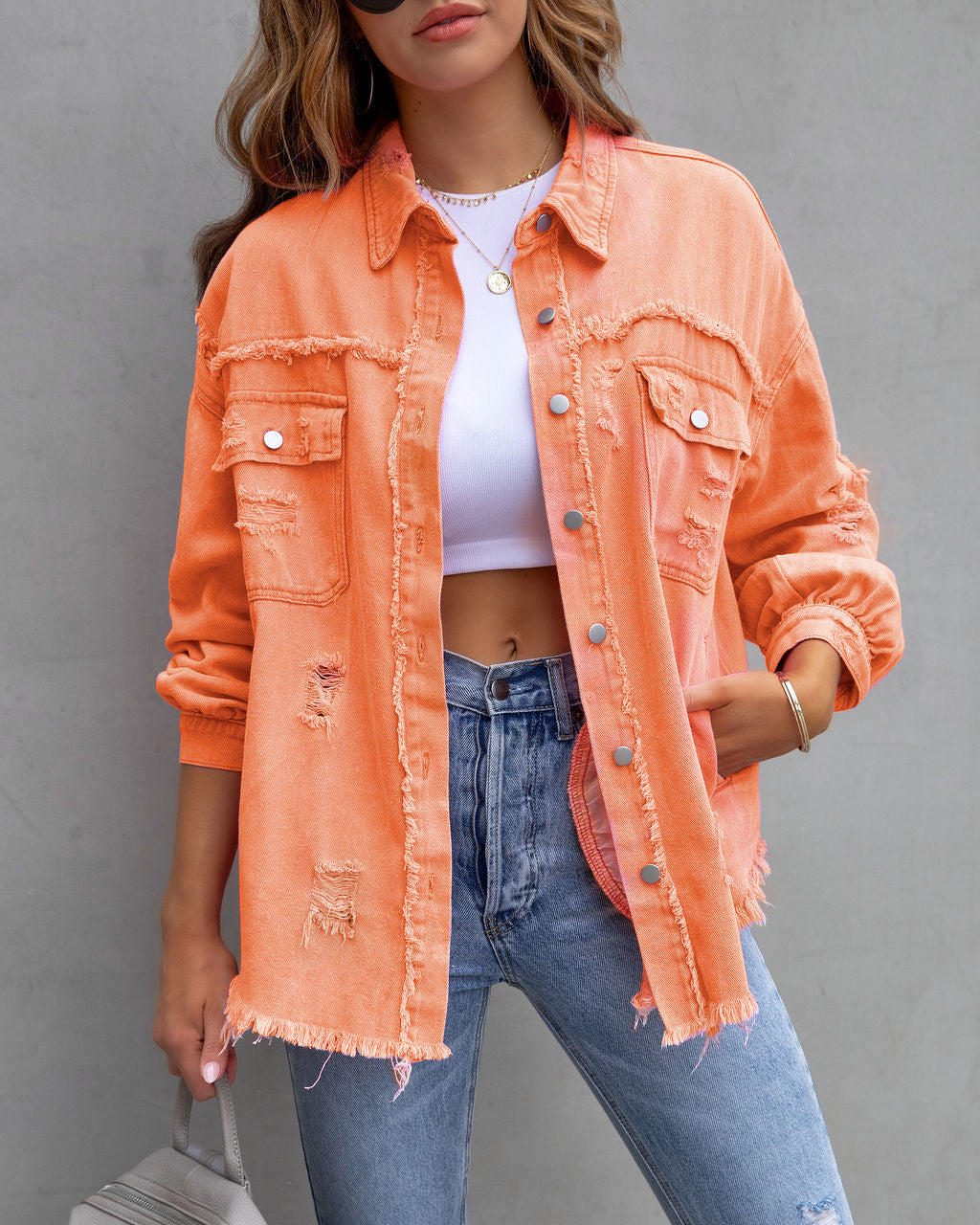 Veste Chemise Leyna – Tendance Urbaine