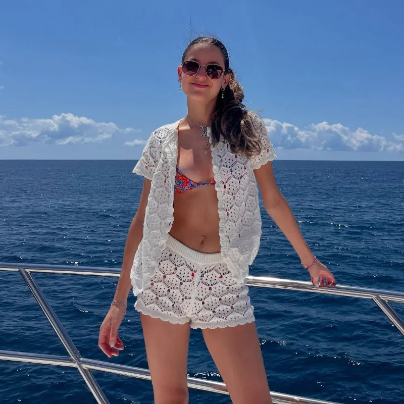Ensemble Miona Crochet – Look Chic et Naturel
