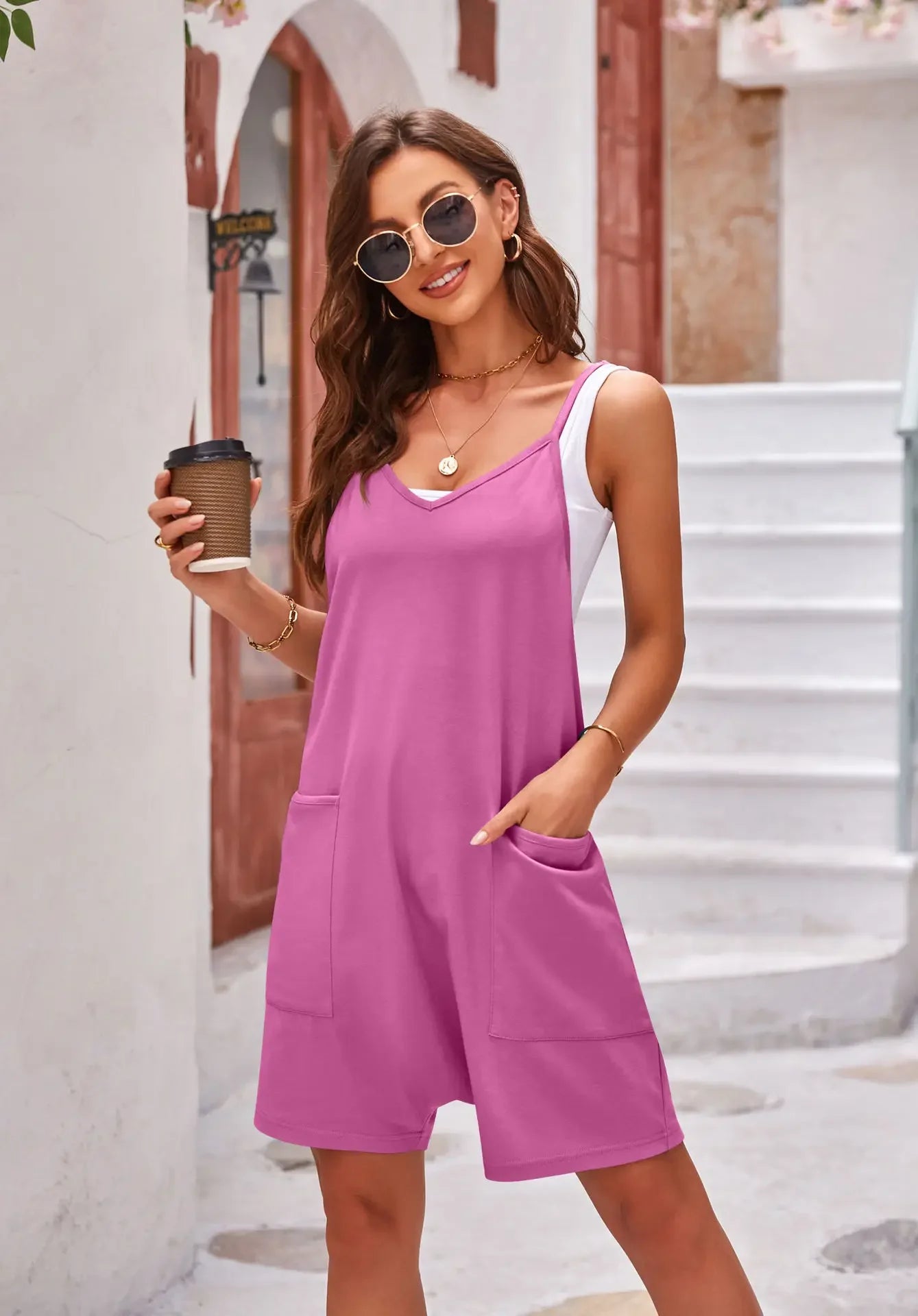 SunnyShorty – Robe Mini Large à Brassière & Shorts Intégrés