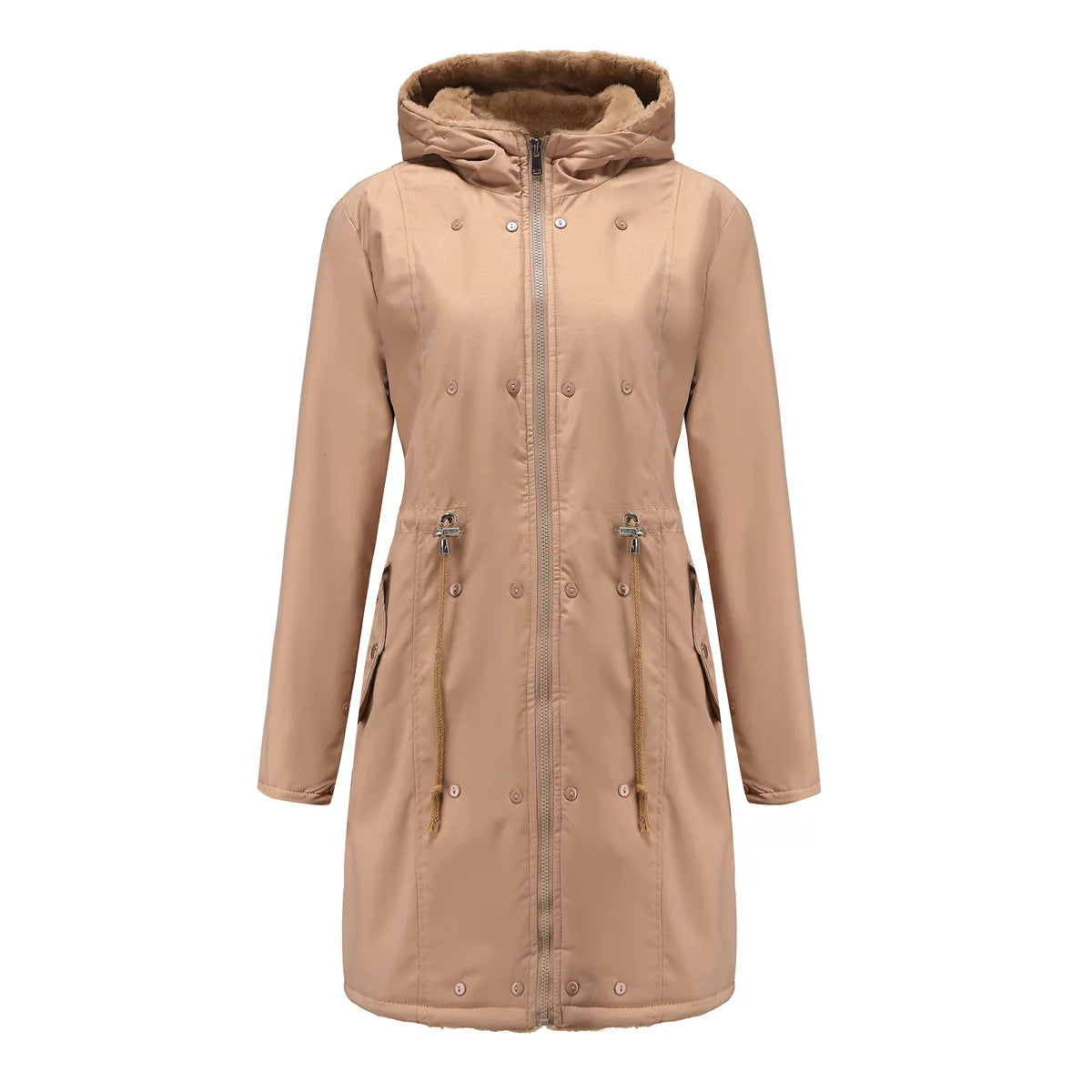 Parka Matelassée Fourrure Détachable