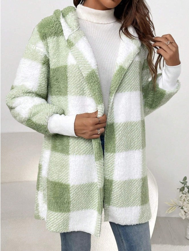 Cardigan Plaid Douceur