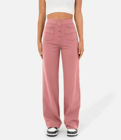 Élégance FlexiTaille – Pantalon Décontracté Haute Performance