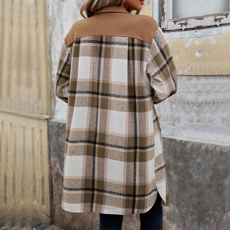 Manteau Carreaux Hivernal