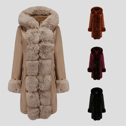 Parka Matelassée Fourrure Détachable