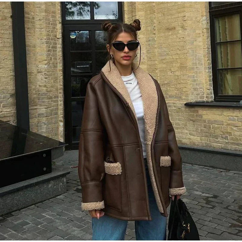 Bella Women's Winter Coat | Polyester, Belted Design 1