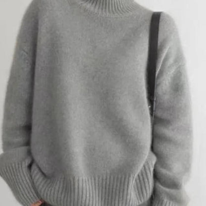 Pull Cachemire – Col Roulé Oversize