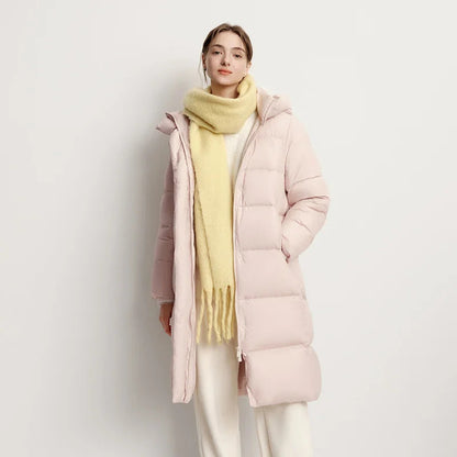 Daisy Women's Down Jacket | 90% Duck Down, Knee-Length Winter Coat 11