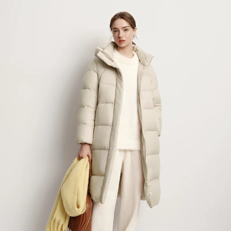 Daisy Women's Down Jacket | 90% Duck Down, Knee-Length Winter Coat 2