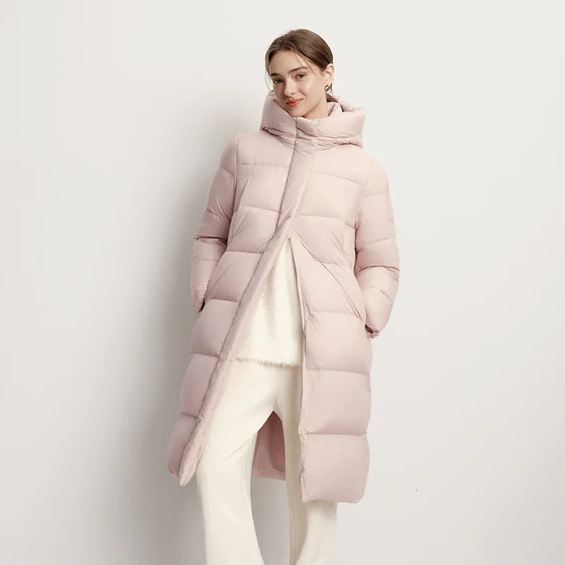 Daisy Women's Down Jacket | 90% Duck Down, Knee-Length Winter Coat 4