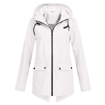 Evelyn Women's Waterproof Jacket | Stylish Rain Coat with Adjustable Hood 3