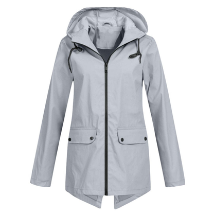 Evelyn Women's Waterproof Jacket | Stylish Rain Coat with Adjustable Hood 4