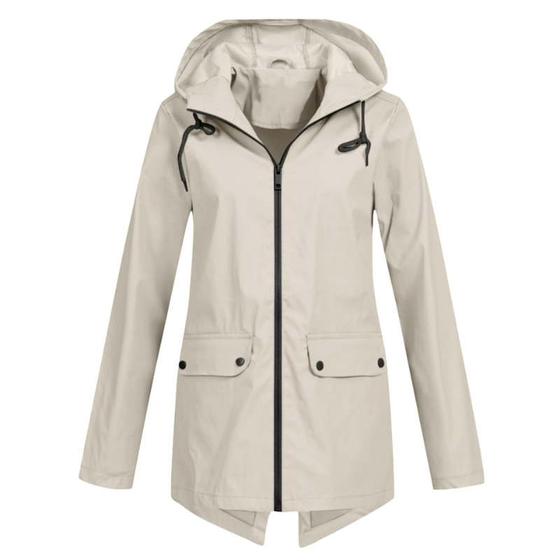 Evelyn Women's Waterproof Jacket | Stylish Rain Coat with Adjustable Hood 5