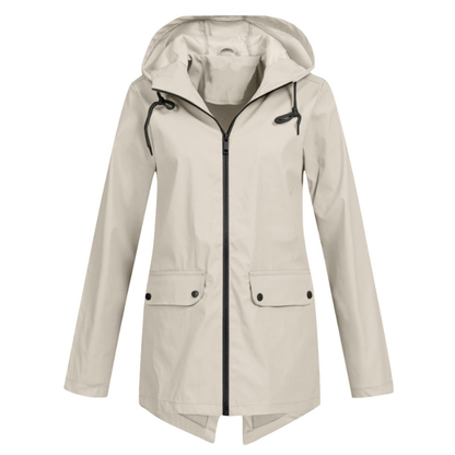 Evelyn Women's Waterproof Jacket | Stylish Rain Coat with Adjustable Hood 5