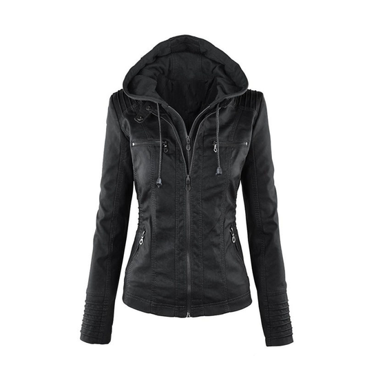 Holly Women's Jacket | Hooded, Fitted Design, Mid-Season Outerwear 0