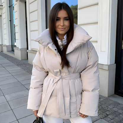 Léa Women's Jacket | Structured Puff Sleeves, Modern Fit 0