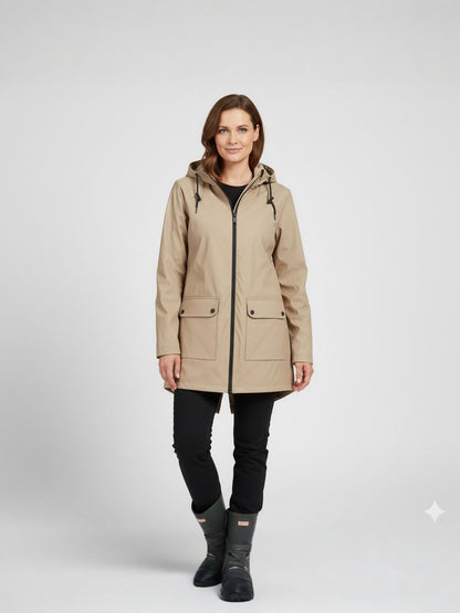 Luna Women's Long Jacket | Technical Fabric, Functional Design 0