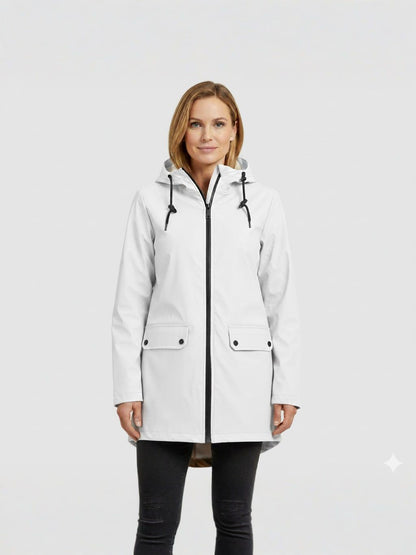 Luna Women's Long Jacket | Technical Fabric, Functional Design 2