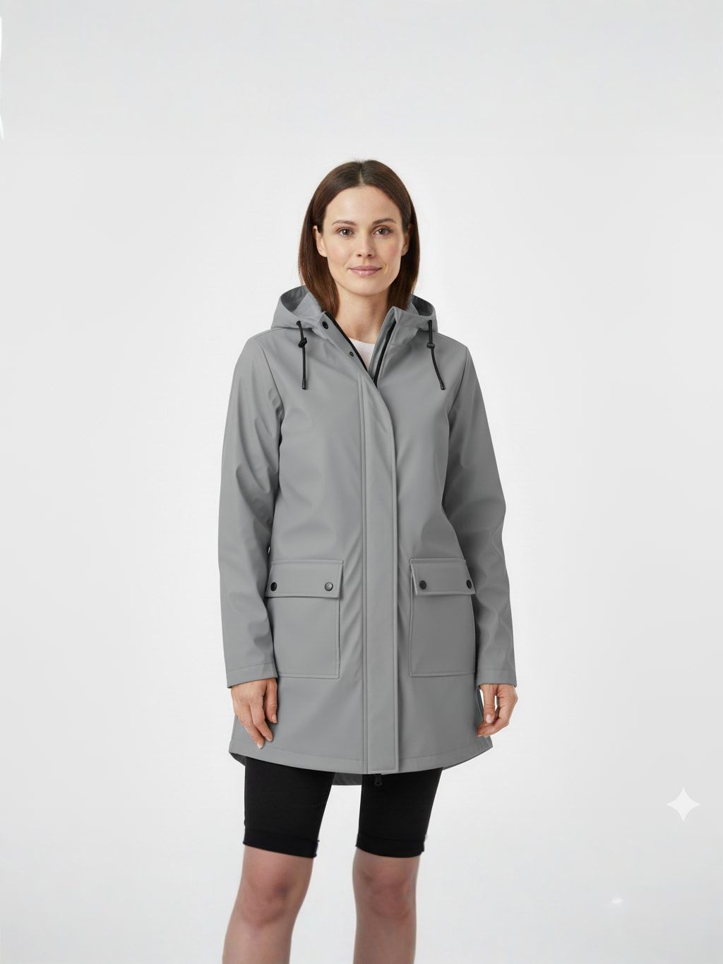 Luna Women's Long Jacket | Technical Fabric, Functional Design 3