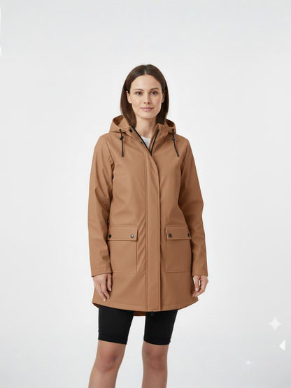 Luna Women's Long Jacket | Technical Fabric, Functional Design 4
