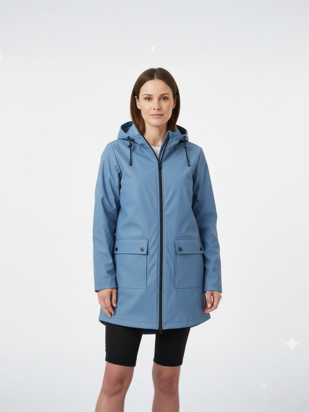 Luna Women's Long Jacket | Technical Fabric, Functional Design 5