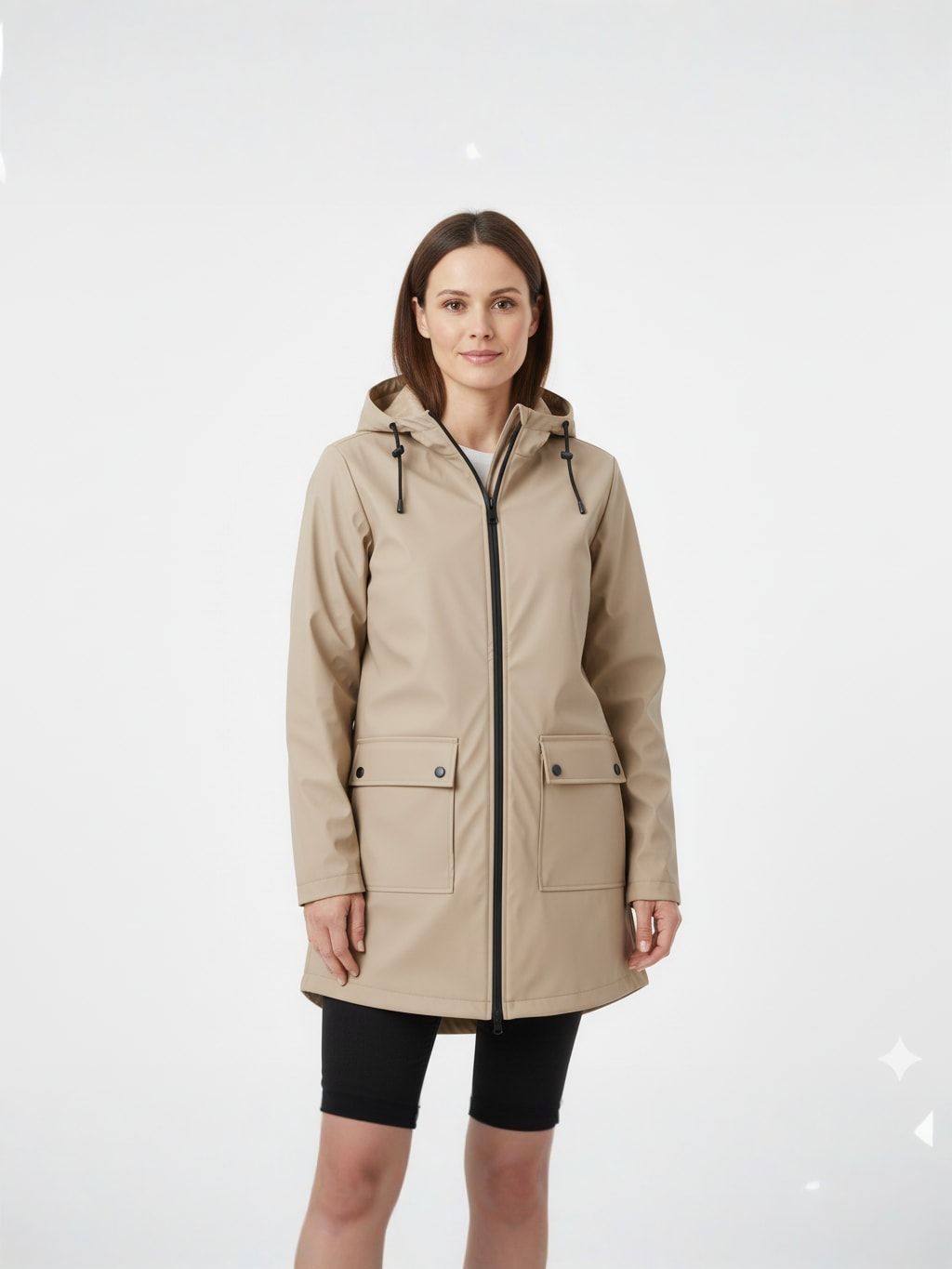 Luna Women's Long Jacket | Technical Fabric, Functional Design 8
