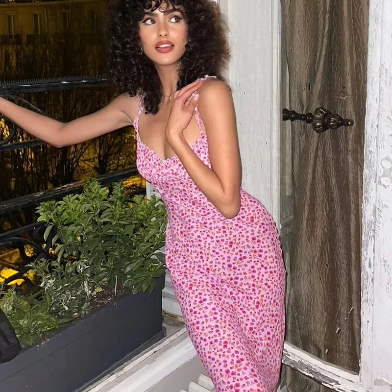 Robe Midi Fleurie Liana