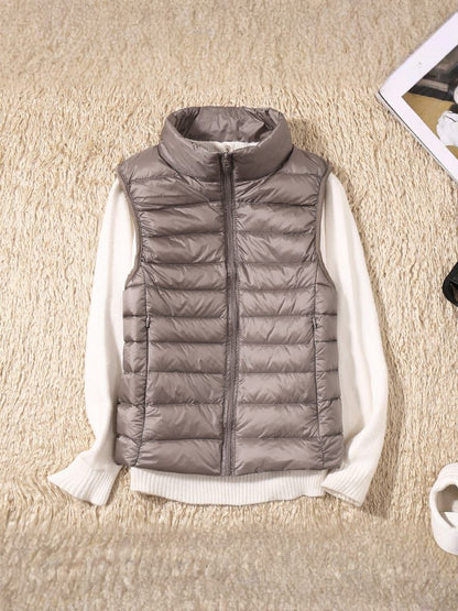 Sleek Women's Quilted Jacket | High Collar, Versatile Layering 0