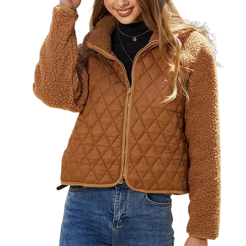 Wila Women's Quilted Puffer Jacket | Long Sleeve, Stylish Winter Coat 3