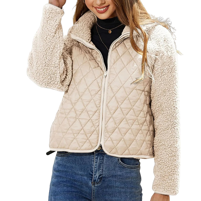 Wila Women's Quilted Puffer Jacket | Long Sleeve, Stylish Winter Coat 4